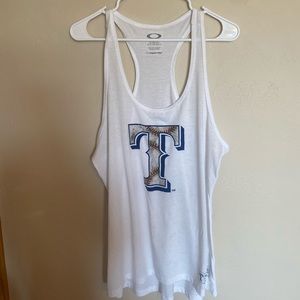 Texas Rangers Razor Back tank